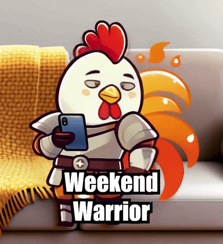 Weekend Warrior Relaxing GIF by Zorooster