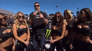 rob gronkowski point GIF by NASCAR