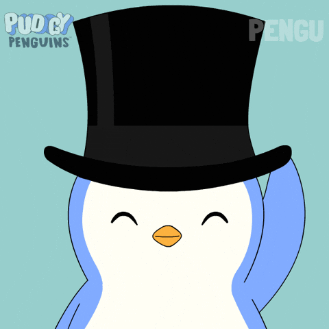 Wave Hello GIF by Pudgy Penguins