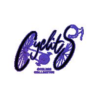 Cyclits women cycling cyclist collective Sticker