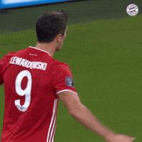 Robert Lewandowski Reaction GIF by FC Bayern Munich