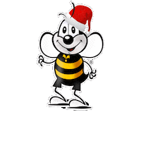 Bee Natal Sticker by abimarsupermercados