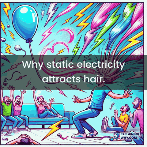 Hair Static Electricity GIF by ExplainingWhy.com