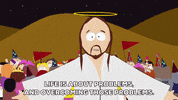 jesus celebrate GIF by South Park 