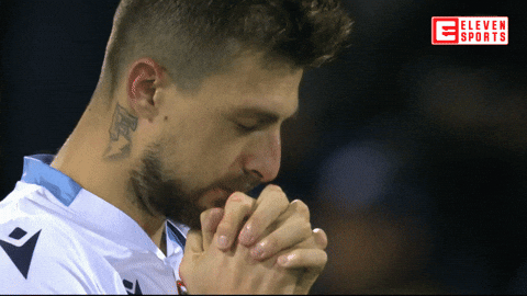 Pray Serie A GIF by ElevenSportsBE