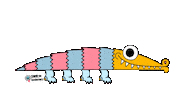 animation walking Sticker by SWR Kindernetz