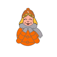 SpireEnergy happy smile woman winter Sticker