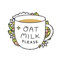immykeys vegan oat milk vegan milk diary free Sticker