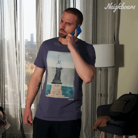 Phone Call Neighbours Tv GIF by Neighbours (Official TV Show account)