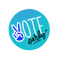 Vote Early Election 2020 Sticker by INTO ACTION