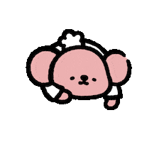 Pink Wow Sticker by SONGSONGMEOW