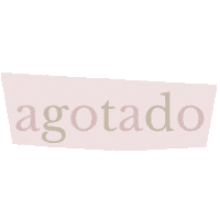Agotado Sticker by muypotra