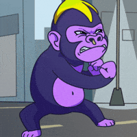 Come At Me Back Off GIF by CyberKongz Official