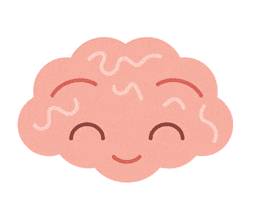 BrainGardening smile positive smart brain Sticker
