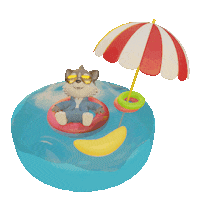 Summer 3D Sticker by CADINU