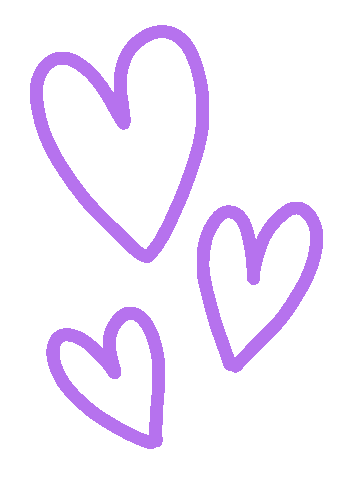 claucuc giphyupload hearts purple hearts claucuc Sticker