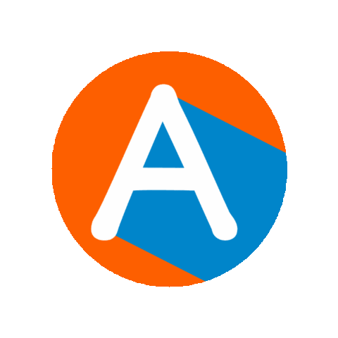 Orange Abc Sticker