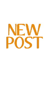 New Post Orange Sticker by Grafiqe