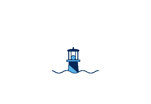 light house Sticker by Monmouth University