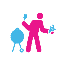 Summer Grilling Sticker by Dunkin’