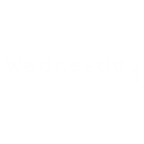 Wednesday Weekday Sticker
