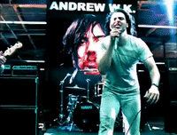 andrew w.k. party hard GIF
