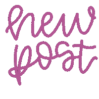 Pink Post Sticker