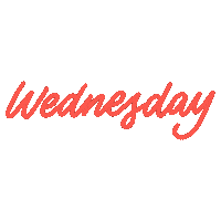 Wednesday Weekday Sticker