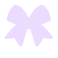 Bow Purpleaesthetic Sticker