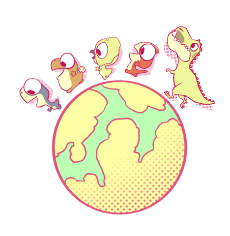 Dinosaur Roar Sticker by Gigantosaurus
