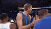 dirk nowitzki hug GIF by NBA