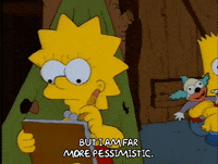 Scared Season 4 GIF by The Simpsons