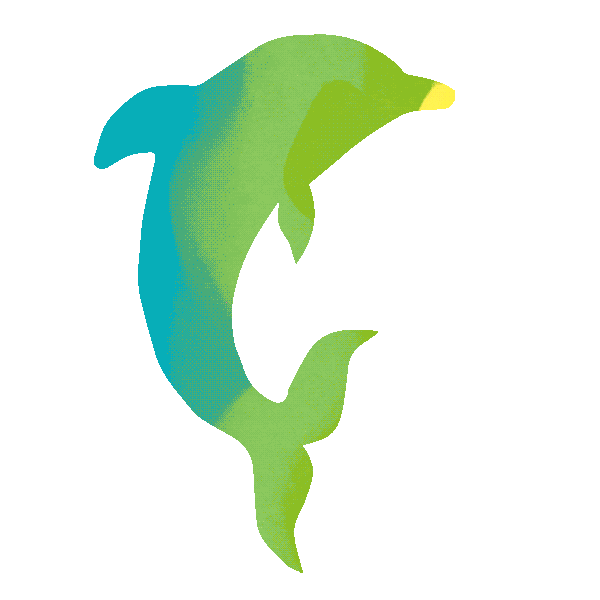 dolphin rainbowmenagerie Sticker by Scribble Kids Books