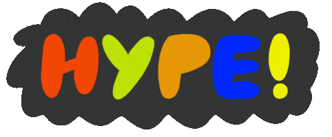 Excited Party Sticker