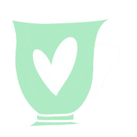 Heart Tea Sticker
