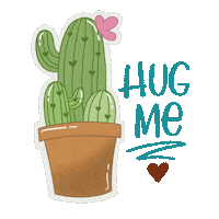 Cactus Hug Sticker