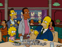 homer simpson eating GIF