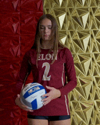 Elon Volleyball GIF by Elon Phoenix