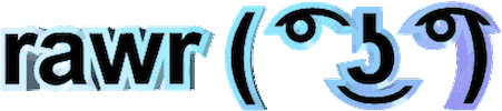 animation rawr face Sticker by AnimatedText