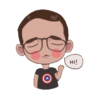 arts_byde hello hi chibi hallo Sticker