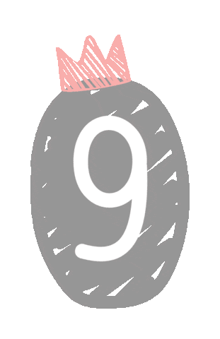 soymonalisa giphyupload number 9 numero Sticker