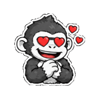 PRIME8s love cute heart kawaii Sticker