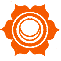 Orange Chakra Sticker