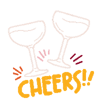 Cheers Sticker by Macknunevents