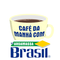 Cafe Da Manha Sticker by Argamassa Brasil