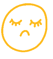 Sad Cry Sticker by Bodil Jane