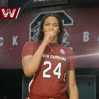 Shocked Go Gamecocks GIF by gamecocksonline