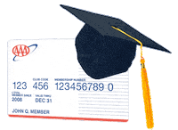 Graduation Towing Sticker by AAA National