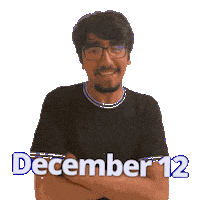 12 December Sticker