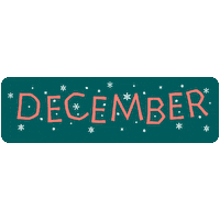 Tis The Season Snow Sticker by Animanias